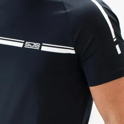 Outlet Sjeng Sports  Coster tennisshirt heren dark blue