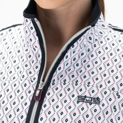 Sjeng Sports  Fea trainingsjack dames real white