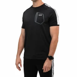 Hot Sjeng Sports  Sinclair tennisshirt heren black melange