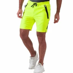 Sjeng Sports  Yvor tennisshort heren acid yellow