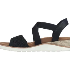 Discount Skechers BOBS Arch Fit Beach Kiss - Boho Beyond sandalen dames black