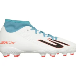 Skechers SKX_2 High MG voetbalschoenen junior white turquoise pink
