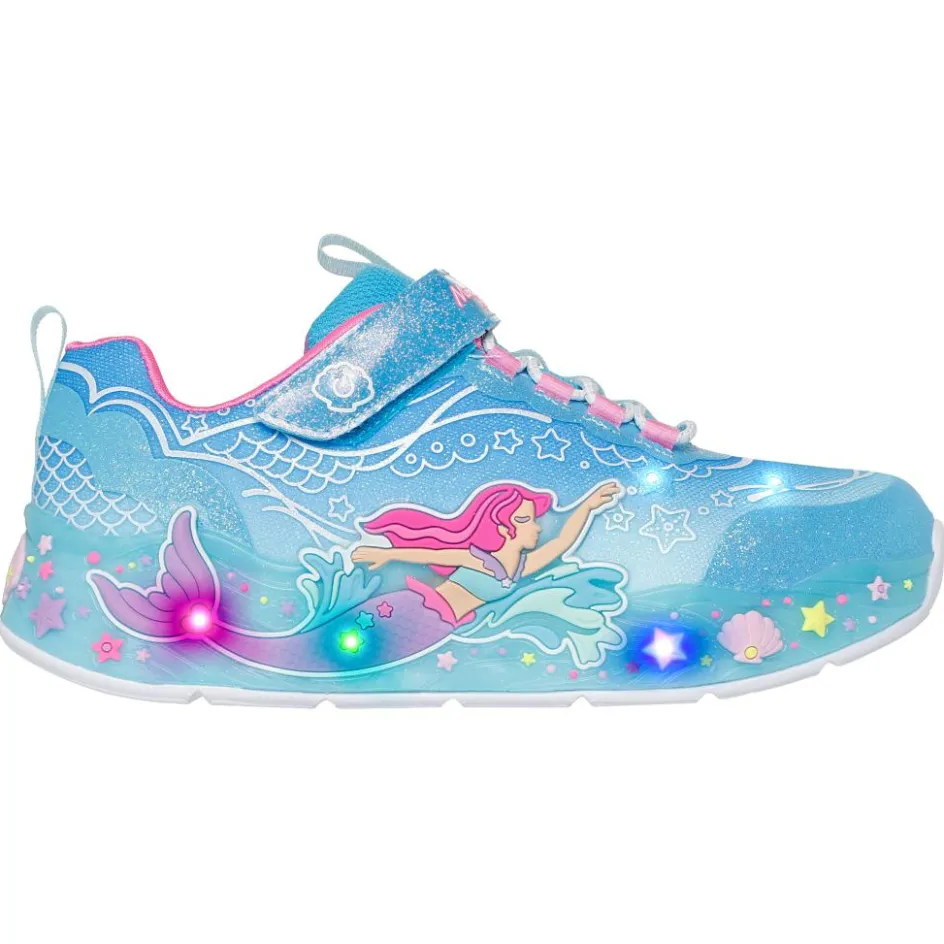 Skechers S-Lights: Mermaid Dreams schoenen junior blue multi