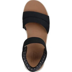 New Skechers Slip-ins: BOBS Sun Ray sandalen dames black