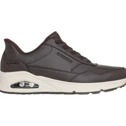 Outlet Skechers Slip-ins: UNO - Banksia Luxe schoenen heren chocolate