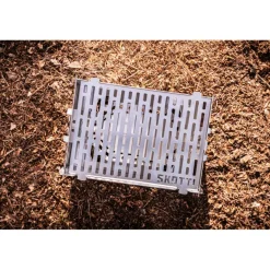 Discount SKOTTI Mini Grill houtskoolbarbecue silver