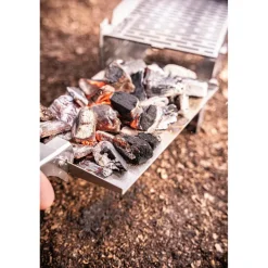 Discount SKOTTI Mini Grill houtskoolbarbecue silver