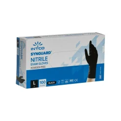Smokin' Flavours  Nitril Poedervrij handschoenen L black 100 stuks