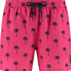 Sale Son of a Beach  Palmtree zwembroek heren pink