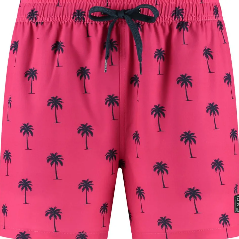 Sale Son of a Beach Palmtree zwembroek heren pink
