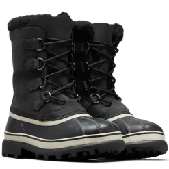Outlet Sorel Caribou snowboots heren black dark stone