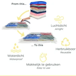 Sale Space Buddy  Vacuüm opbergzakken reisset 7-delig