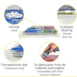 Sale Space Buddy  Vacuüm opbergzakken reisset 7-delig