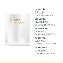 Sale Space Buddy  Vacuüm opbergzakken reisset 7-delig