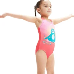 Best Speedo Digital Printed badpak junior coral pink