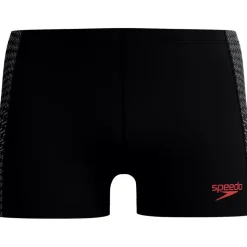 Hot Speedo Endurance+ Tech Panel zwemboxer heren black red