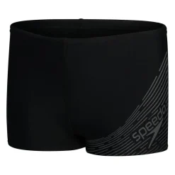 Speedo Medley Logo zwemboxer junior grey black