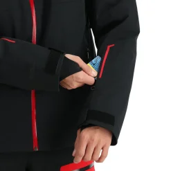 Spyder Titan winterjas heren black volcano