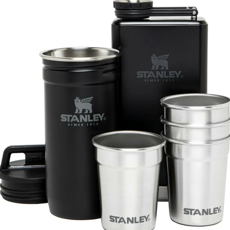Stanley PMI Adventure Shotglass Classic drinkfles set matte black