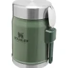Best Stanley PMI  Classic Legendary +spork lunchpot 400 ml  hammertone green