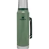 New Stanley PMI  Classic Vacuüm thermosfles 1 liter hammertone green