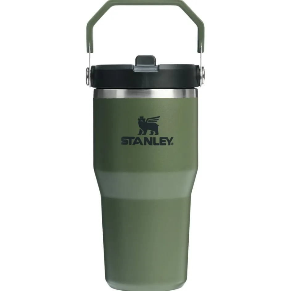 Stanley PMI Iceflow Flip Straw Tumbler thermosbeker 590 ml dried pine