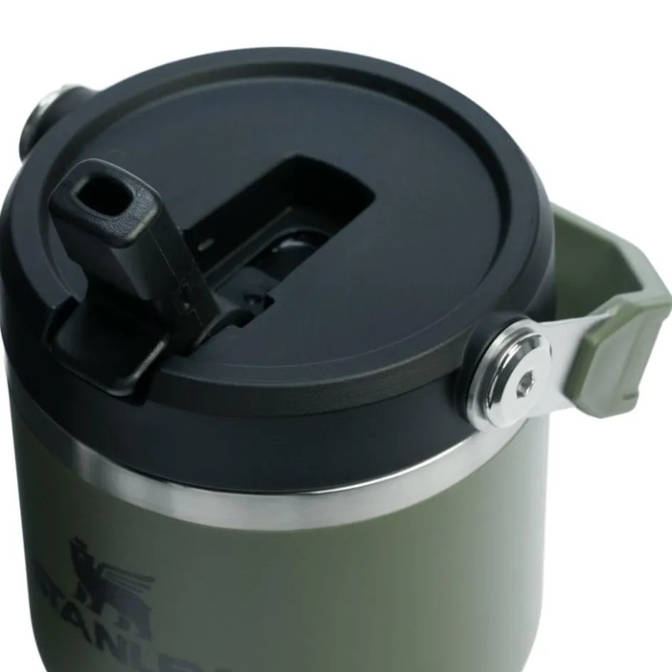 Stanley PMI Iceflow Flip Straw Tumbler thermosbeker 590 ml dried pine