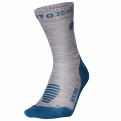 STOX Energy Socks  Merino Hiking wandel compressiesokken heren silver grey teal