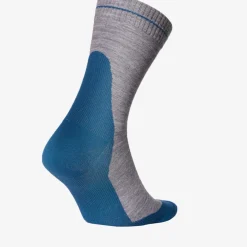 STOX Energy Socks  Merino Hiking wandel compressiesokken heren silver grey teal