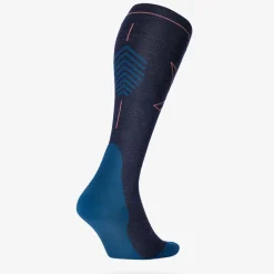 Outlet STOX Energy Socks  Merino Hiking wandel compressiesokken dames dark blue coral