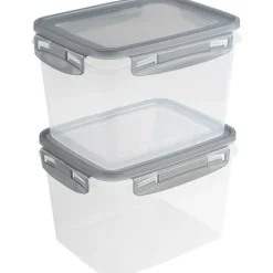 Sunware Club Cuisine vershouddoos 1,9 liter transparant  grijs 2-pack
