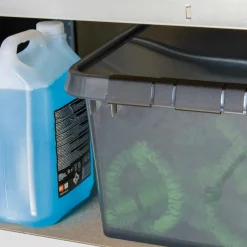 Sunware Comfort Line opbergbox 22 liter transparant grijs  zwart