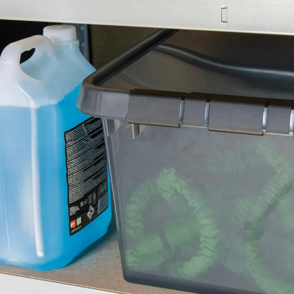 Sunware Comfort Line opbergbox 22 liter transparant grijs zwart