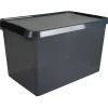 Online Sunware Comfort Line opbergbox 62 liter transparant grijs  zwart