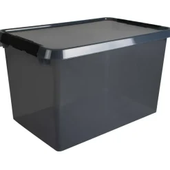 Online Sunware Comfort Line opbergbox 62 liter transparant grijs zwart