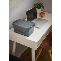 Online Sunware Comfort Line opbergbox 6 liter transparant  grijs zwart