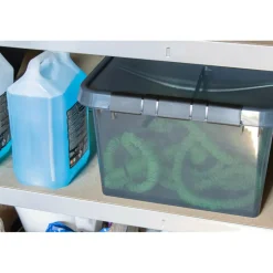 Discount Sunware Comfort Line opbergbox 36 liter transparant grijs  zwart