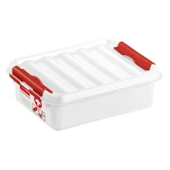 Sunware Q-Line First Aid opbergbox 1 liter wit rood