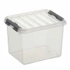 Sunware Q-Line opbergbox 3 liter transparant metaal