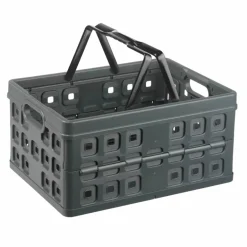 Sunware Square Folda vouwkrat met handgreep 32 liter  antraciet