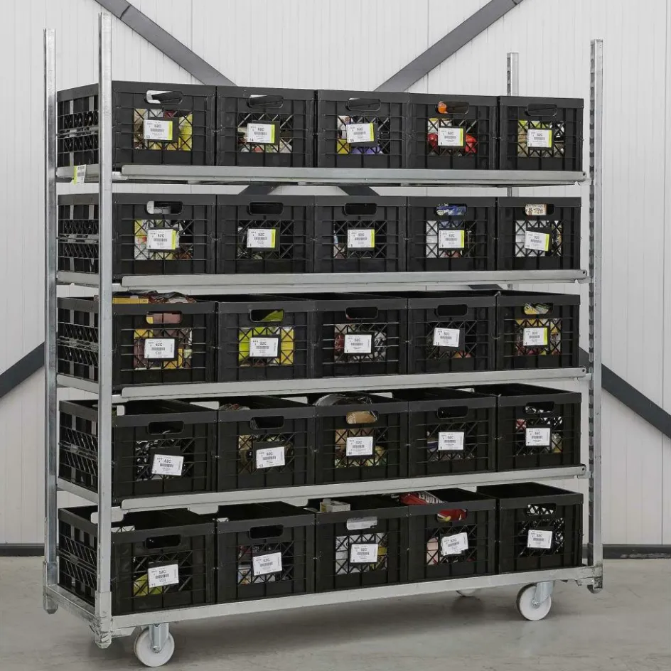 Sale Sunware Square Heavy Duty vouwkrat 45 liter zwart