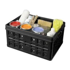 Sunware Square vouwkrat 46 liter zwart