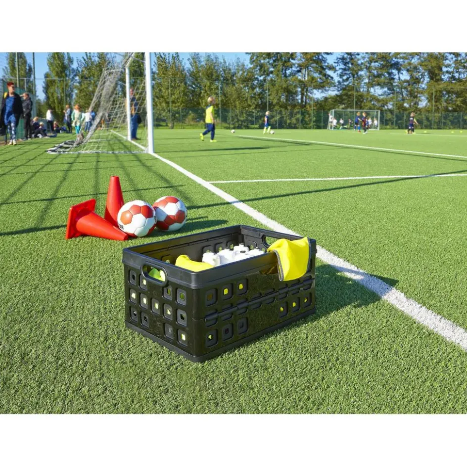 Sunware Square vouwkrat 46 liter zwart