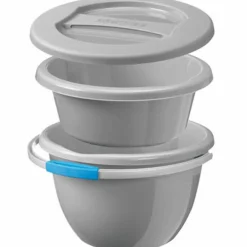 Hot Sunware Water-line emmer met afwasteil 9 + 14 liter zilver