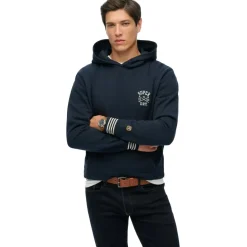 Superdry Athletic Club hoodie heren nautical navy