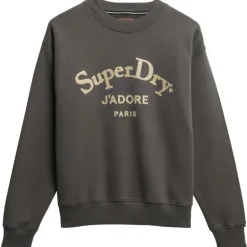 Superdry Brand Mark sweater dames vintage black