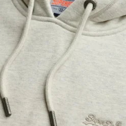 Superdry Essential hoodie heren straw grey