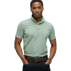 Sale Superdry Essential polo heren slate grey