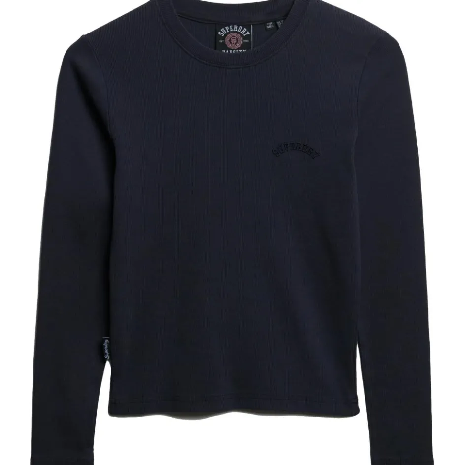 Superdry Essential sweater dames eclipse navy