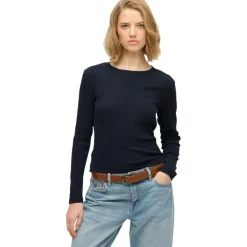 Superdry Essential sweater dames eclipse navy